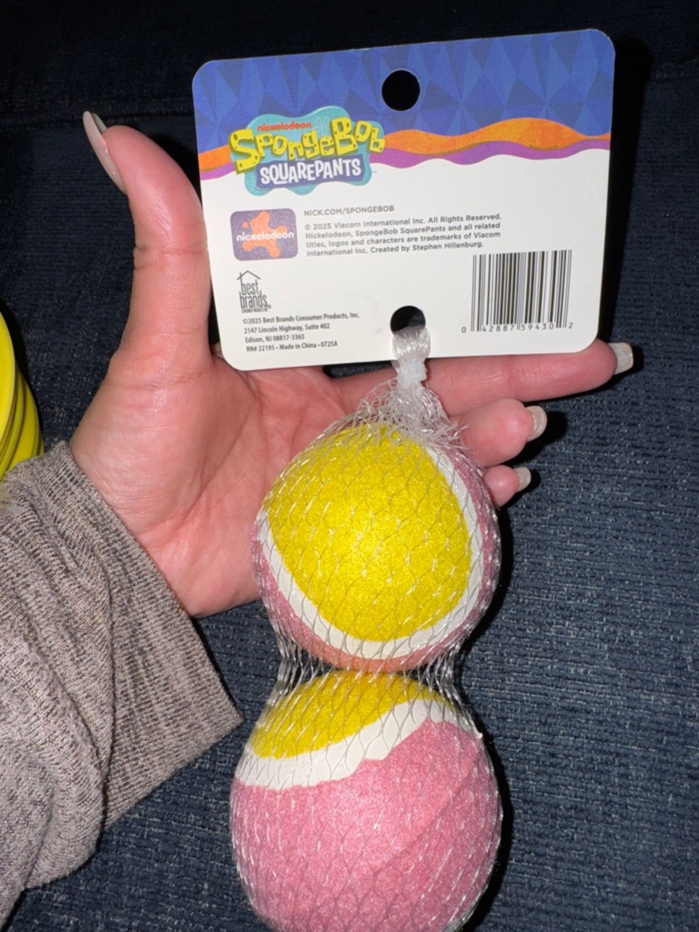 SpongeBob SquarePants- Silicone Collapsible Bowl, Bowl Placement + 2pk Pet Balls - Picture 11 of 14